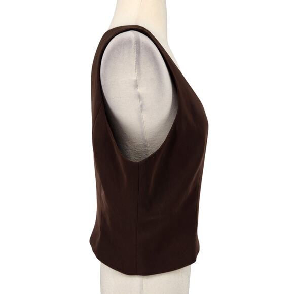 SALE Vintage 90s Y2K Harve Bernard Sleeveless Vest Clueless Preppy Charmed 8 - Picture 5 of 5